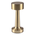 Lampe de table tactile LED dimmable SIMPLY LED/5V 2700/4000/6500K 800 mAh dorée