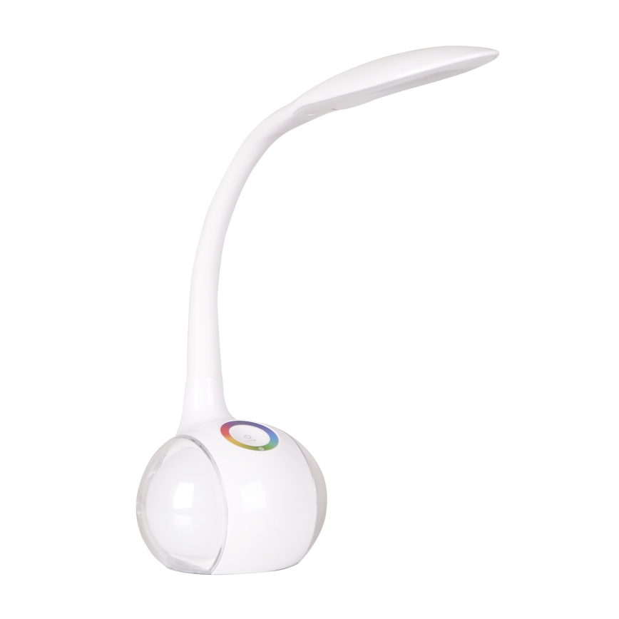 Lampe de table tactile RGBW à intensité variable COSMOS LED/6,5W/230V blanc