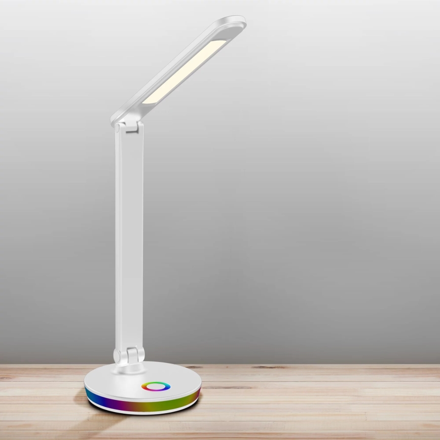 Lampe de table tactile RGBW à intensité variable NEPTUN LED/7W/230V blanc