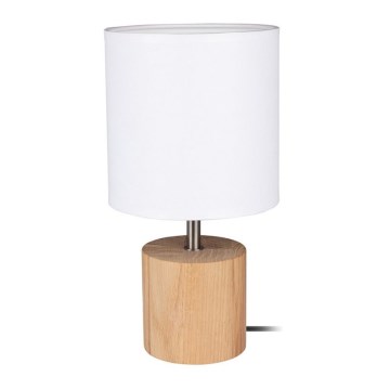 Lampe de table TRONGO ROUND 1xE27/25W/230V  chêne - certifié FSC