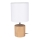 Lampe de table TRONGO ROUND 1xE27/25W/230V  chêne - certifié FSC