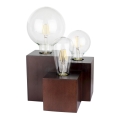 Lampe de table VINCENT 3xE27/15W/230V hêtre