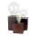 Lampe de table VINCENT 3xE27/15W/230V hêtre