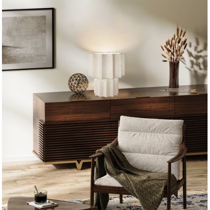 Lampe de table WAVY 1xE27/14W/230V beige