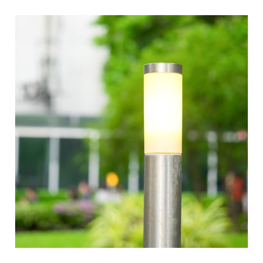 Lampe d'extérieur 1xE27/60W/230V IP44 110cm matte chromé