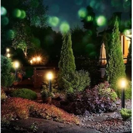 Lampe d'extérieur 1xE27/60W/230V IP44 80cm noir