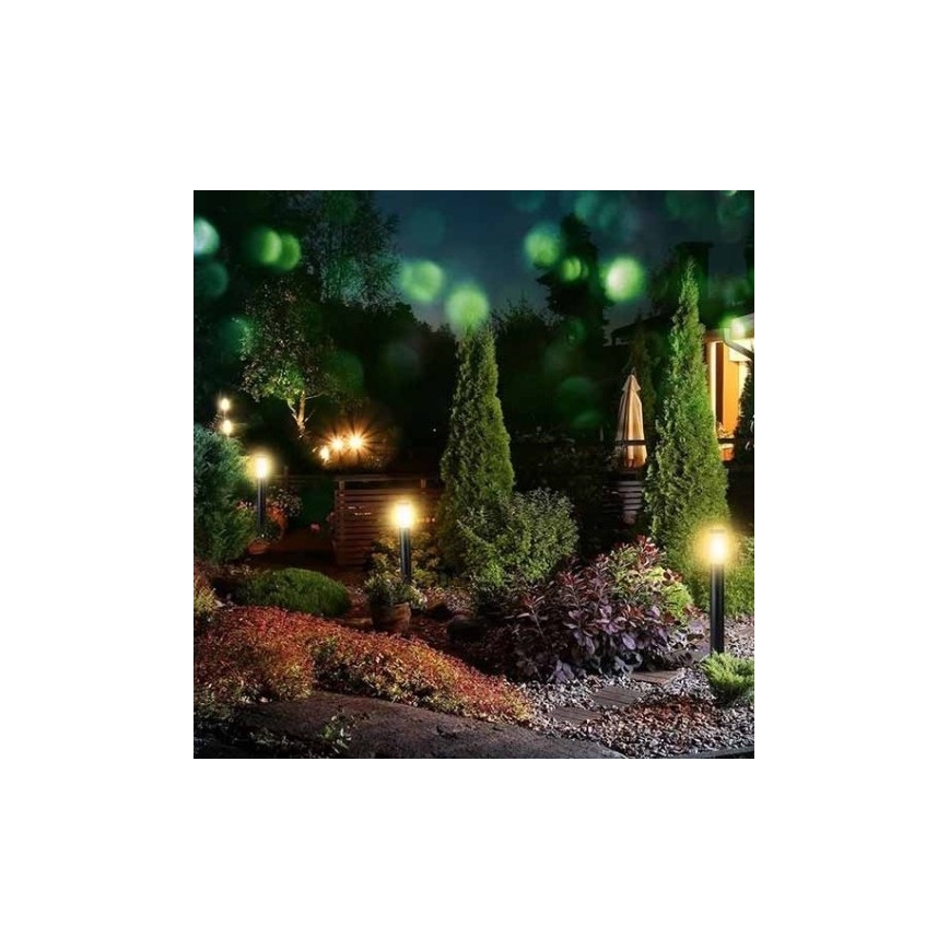 Lampe d'extérieur 1xE27/60W/230V IP44 80cm noir