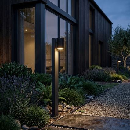 Lampe d'extérieur 1xGU10/10W/230V IP44 80 cm noire