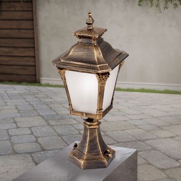 Lampe d'extérieur AIKO 1xE27/60W/230V 59 cm IP23 bronze/patiné