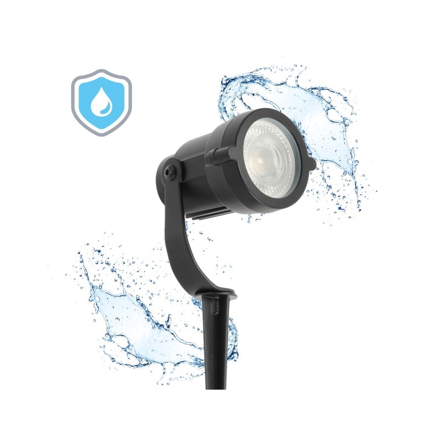 Lampe d'extérieur BLAKE UNO 1xGU10/35W/230V IP65 noire