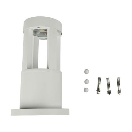 Lampe d'extérieur LED/10W/230V 25cm 4000K IP65 blanche