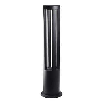 Lampe d'extérieur LED/10W/230V 3000K IP65 80 cm noire