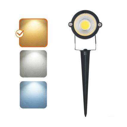 Lampe d'extérieur LED BLAKE, 5W, 230V, 3000K, IP65, noire
