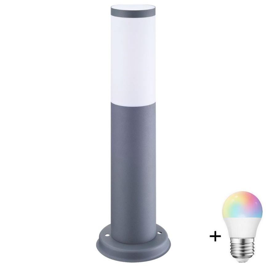 Lampe d'extérieur LED RGBW dimmable OSLO 1xE27/6,5W/230V 2700-6500K Wi-Fi 45 cm IP44 anthracite