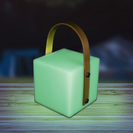 Lampe d'extérieur LED RGBW MAJORKA LED/0,5W/5V USB 1200 mAh IP44 blanche