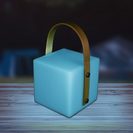 Lampe d'extérieur LED RGBW MAJORKA LED/0,5W/5V USB 1200 mAh IP44 blanche