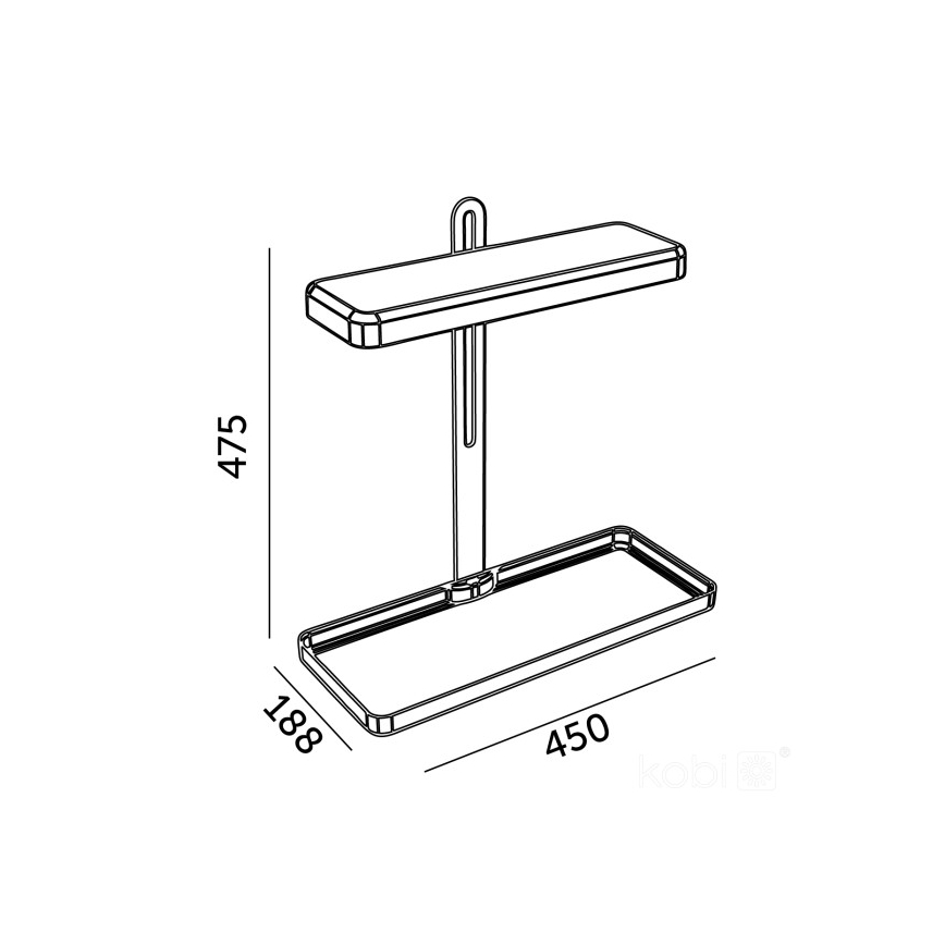 Lampe d'intérieur pour la culture de plantes LED/20W/5V 3500K