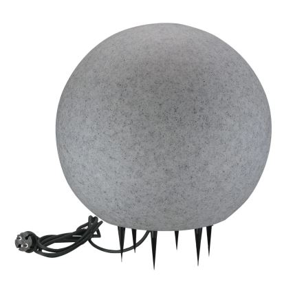 Lampe extérieur ARGENTO 1xE27/15W/230V d. 40 cm IP65 gris