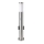 Lampe extérieure avec détecteur + 2 sockets SCHUKO 1xE27/60W/230V IP44 60cm chrome mat