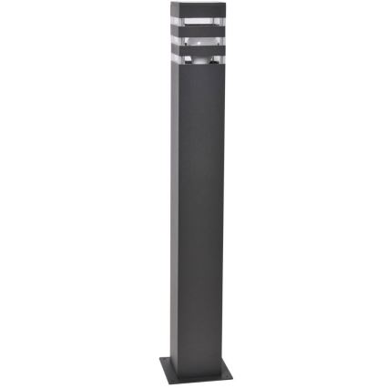 Lampe extérieure avec détecteur TEKSAS 1xE27/12W/230V IP44 74 cm graphite