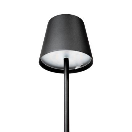 Lampe extérieure RGBW rechargeable à intensité variable LED/4W/4000 mAh 3000/4000/5500K IP44 noir