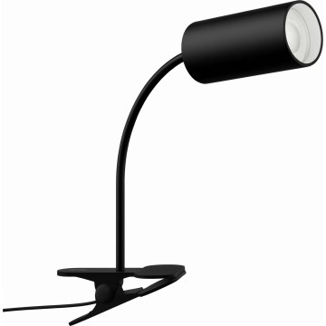 Lampe flexible à pince PUNTO 1xGU10/9W/230V noire
