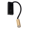 Lampe flexible LED TONIL LED/3,3W/230V noir/doré