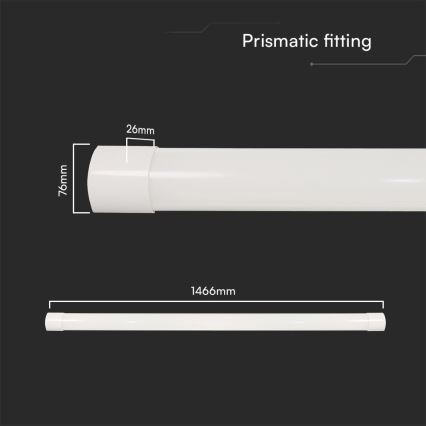 Lampe fluorescente LED/50W/230V 3000/4000/6500K 146 cm
