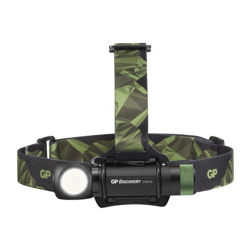 Lampe frontale GP DISCOVERY CHR35 LED/3,7V/2600mAh