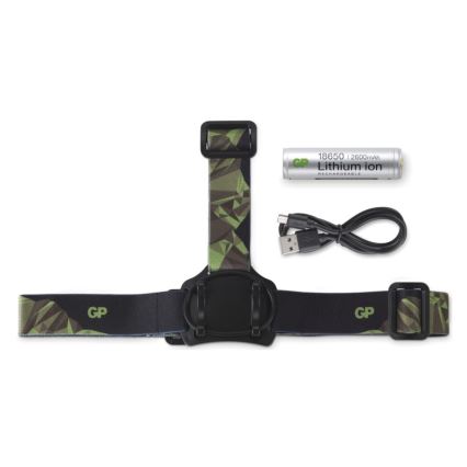 Lampe frontale GP DISCOVERY CHR35 LED/3,7V/2600mAh