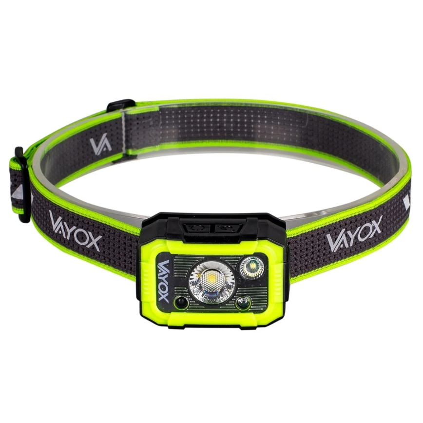 Lampe frontale LED rechargeable à intensité variable avec capteur LED/10W/5V IP66 750 lm 1500 mAh