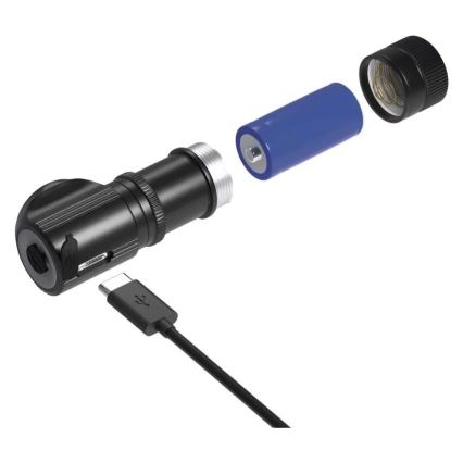 Lampe frontale rechargeable à intensité réglable LED/800 mAh 3,7V