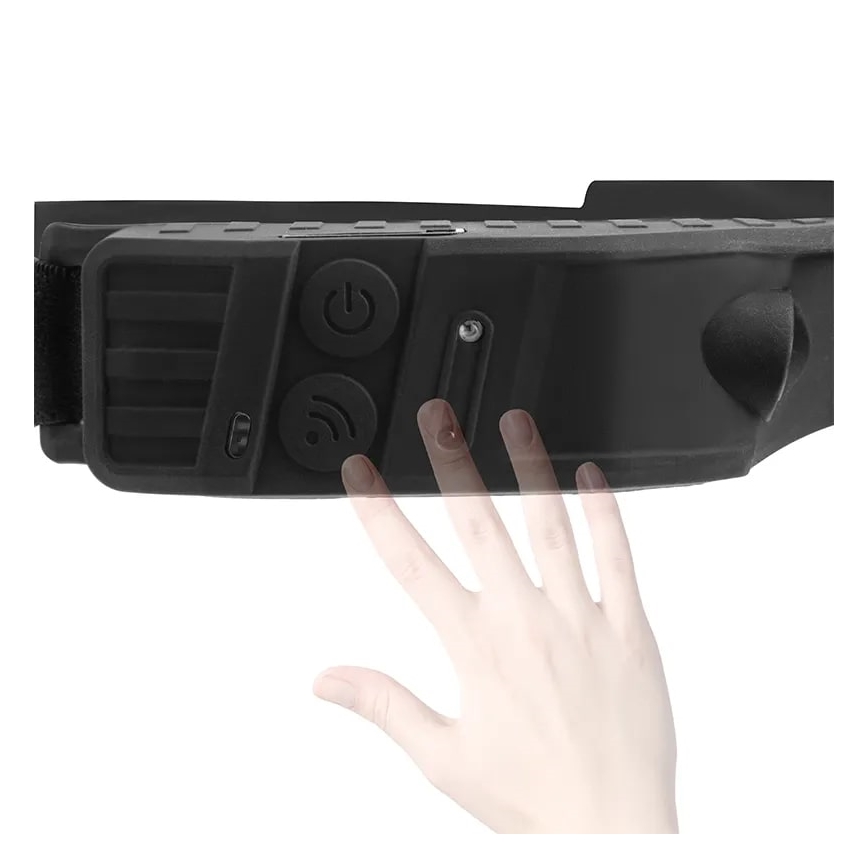 Lampe frontale rechargeable à intensité variable avec détecteur LED/8W/5V IP44 570 lm 2000 mAh