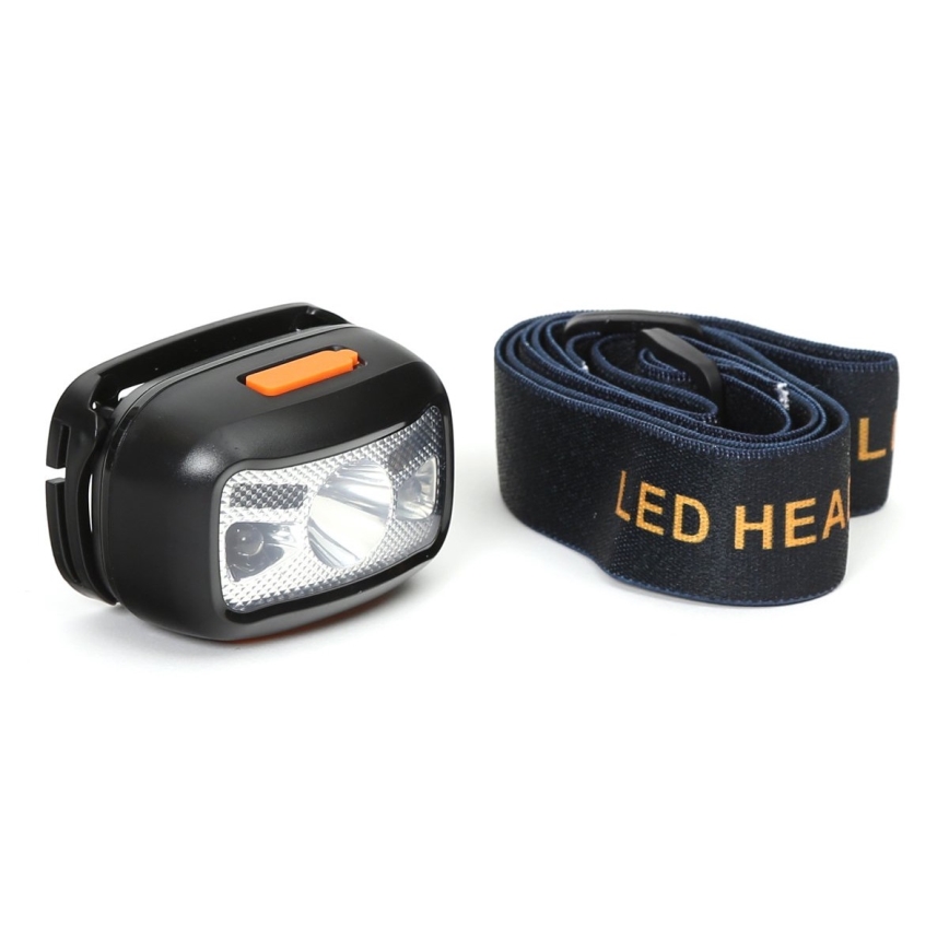 Lampe frontale rechargeable avec lumière rouge LED / 3W / 5V