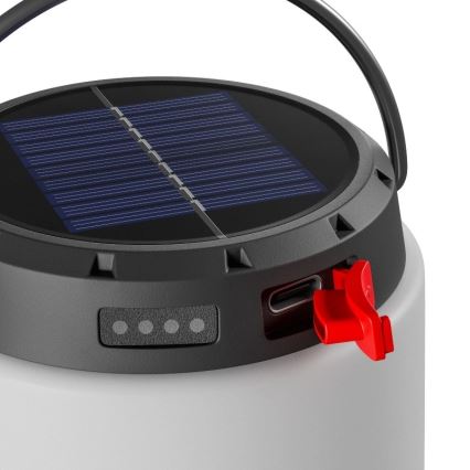 Lampe LED solaire rechargeable portable à intensité réglable LUMINA TUBO LED/5V 800 mAh