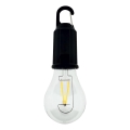 Lampe LED suspendue d'extérieur, dimmable et rechargeable, 3W/5V, 400 mAh, IP44