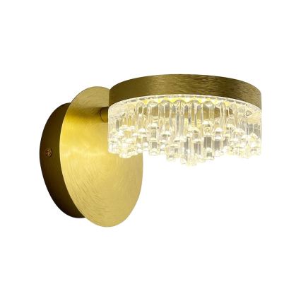 Lampe murale LED/4W/230V dorée