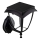 Lampe murale solaire LED/2W/3,7V 3000/6000K IP65 2200 mAh noire