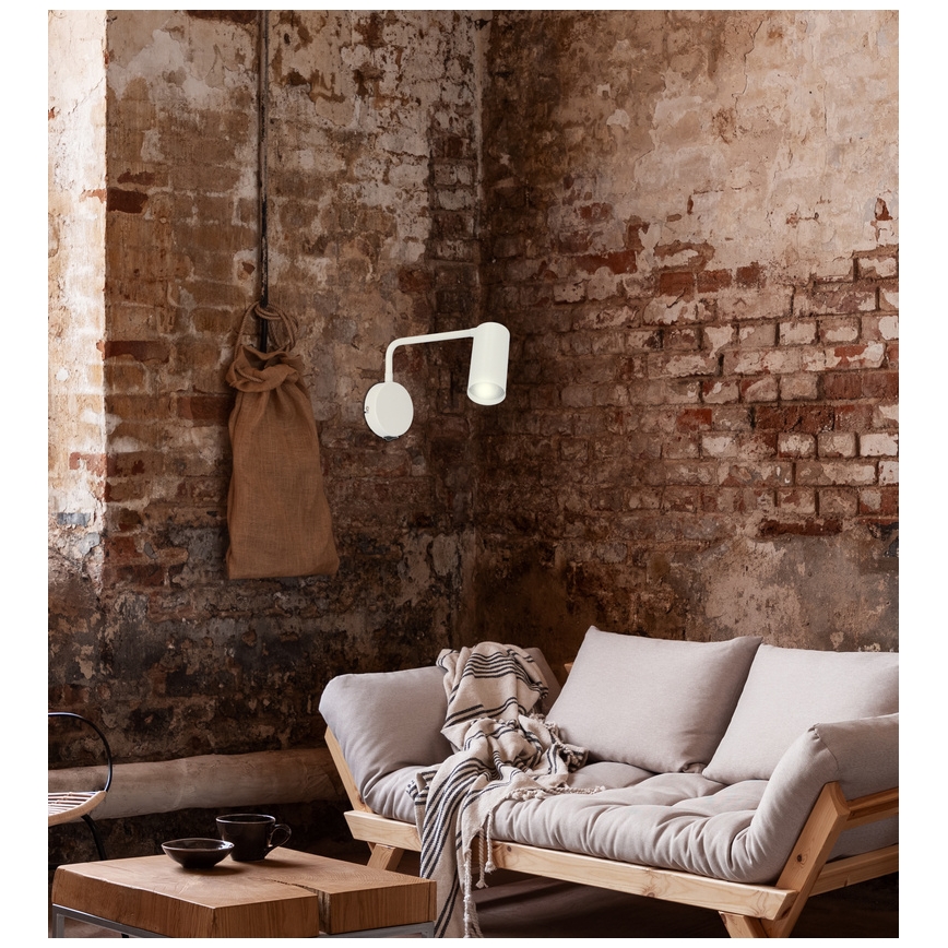 Lampe murale TINA 1xGU10/15W/230V blanche