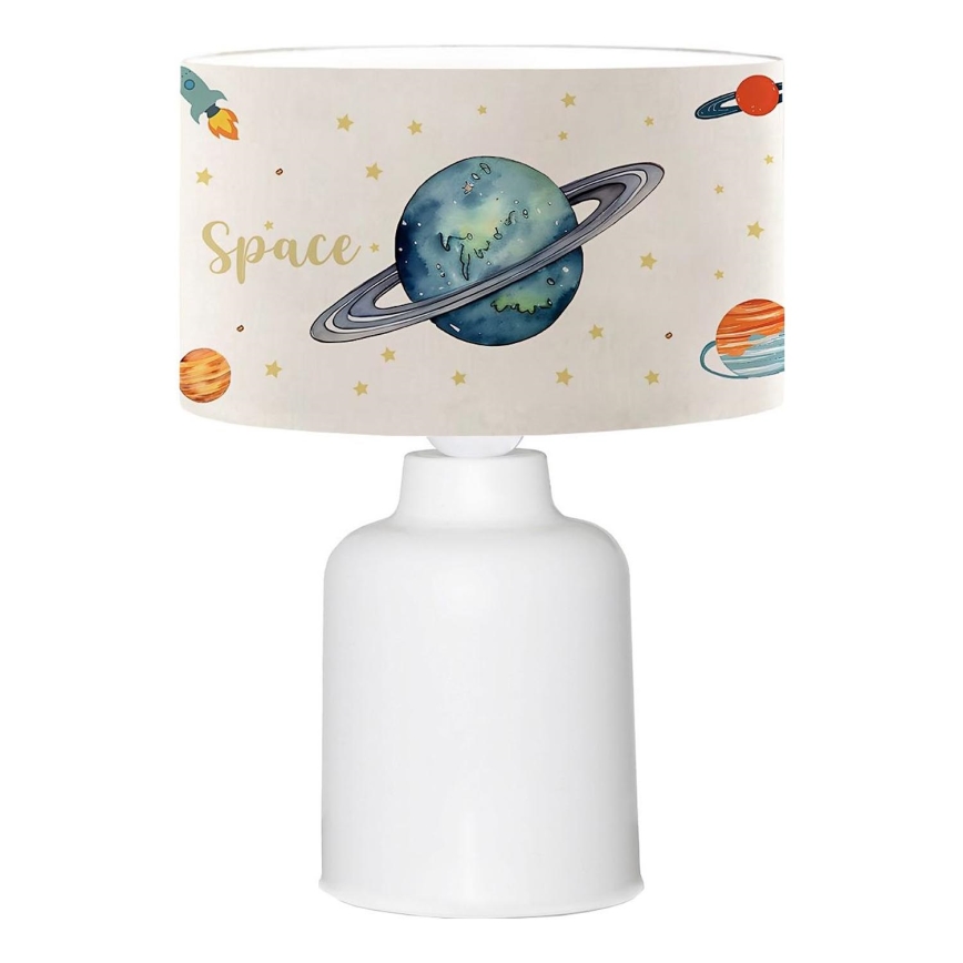 Lampe pour enfants CANDY 1xE27/40W/230V blanche/multicolore