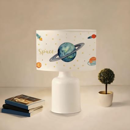 Lampe pour enfants CANDY 1xE27/40W/230V blanche/multicolore