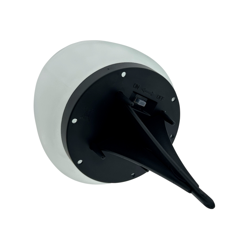 Lampe solaire à LED 2xLED/1,2V 300 mAh IP44 noire/blanche