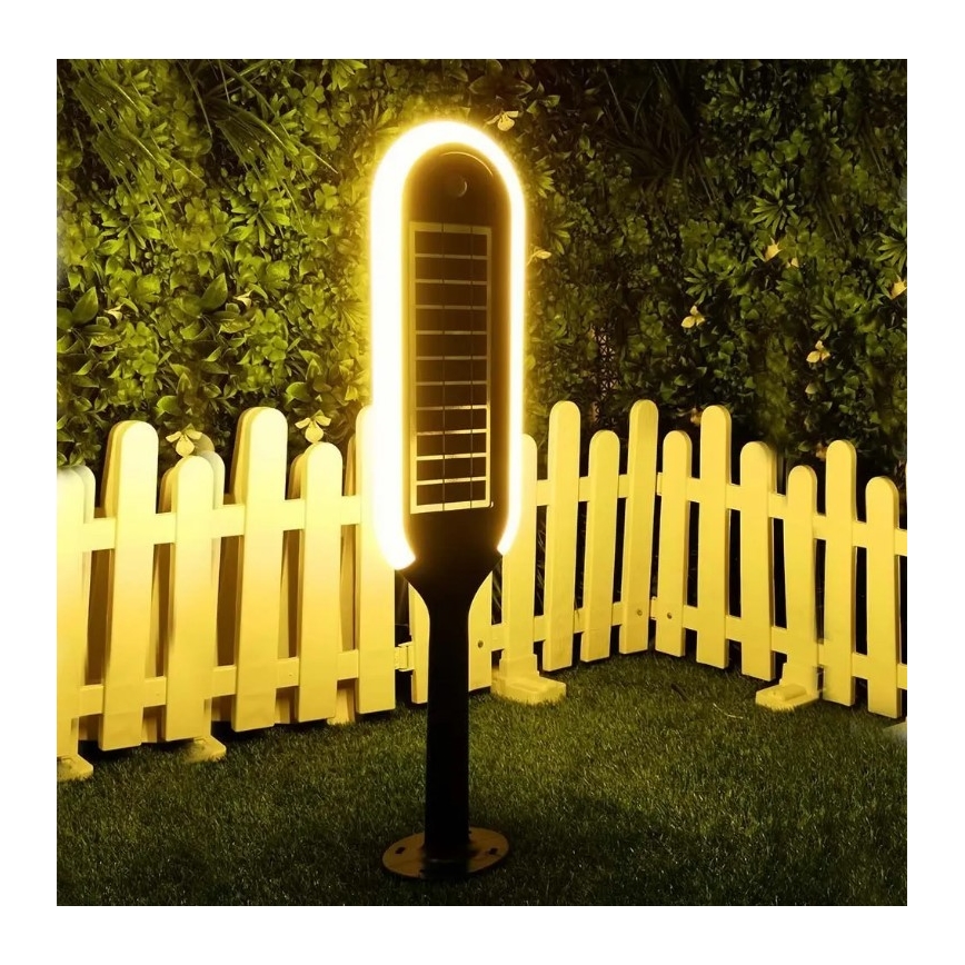 Lampe solaire avec détecteur BOLLARD LED/5W/5,5V 70 cm 3000K IP65 2000 mAh