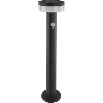 Lampe solaire avec détecteur LED/2W/3,7V 1200 mAh IP44 50 cm