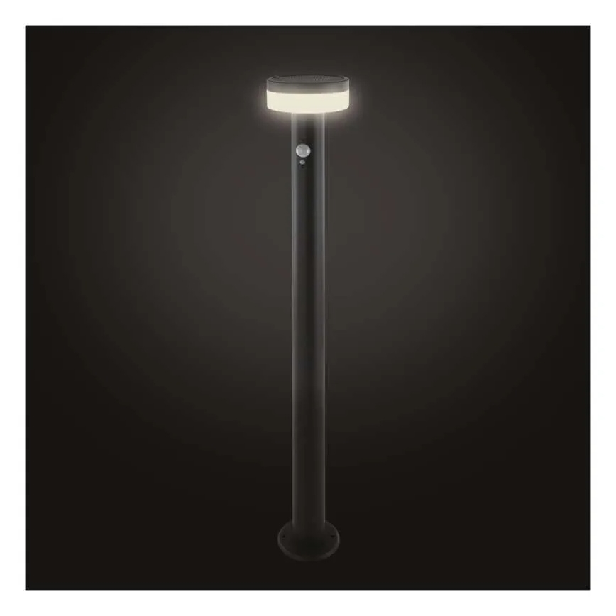 Lampe solaire avec détecteur LED/2W/3,7V 1200 mAh IP44 80 cm