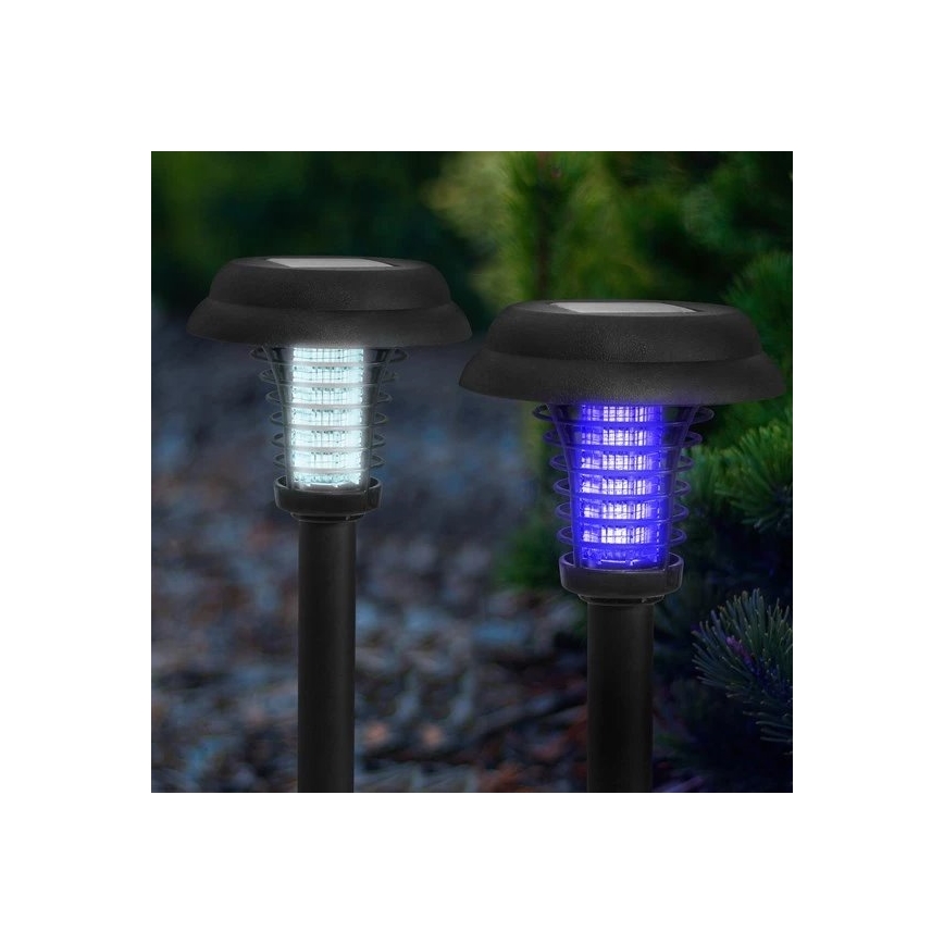 Lampe solaire avec piège à insectes LED/0,1W/1,2V IP44 600 mAh