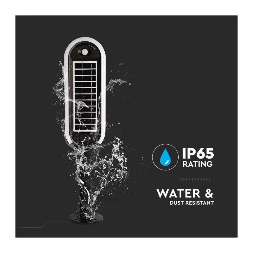 Lampe solaire avec un détecteur BOLLARD LED/5W/5,5V IP65 3000K