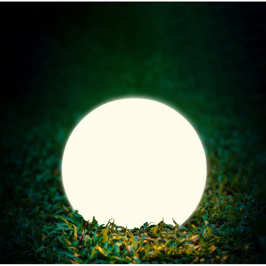 Lampe solaire BALL LED/3,7V 2000 mAh d. 50 cm IP65 blanc