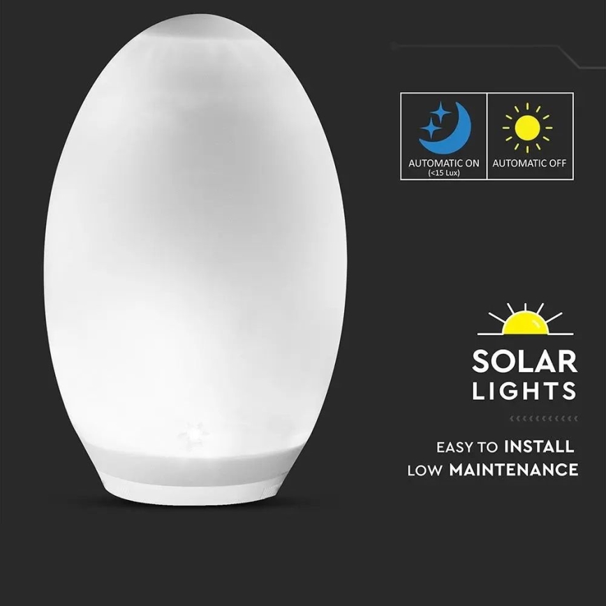 Lampe solaire décorative LED RGB 0,2W/1xAA IP44