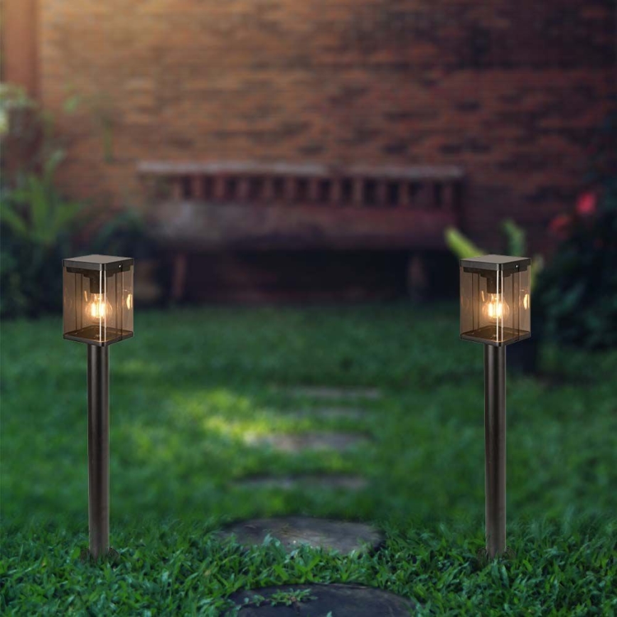 Lampe solaire extérieure avec détecteur LED/2,5W/3,7V 3000K IP54 noir